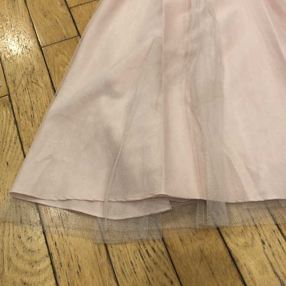 AIDAN MATTOX sequence bodice/Toole dress in blush pink. Size 2 - Picture 7 of 14